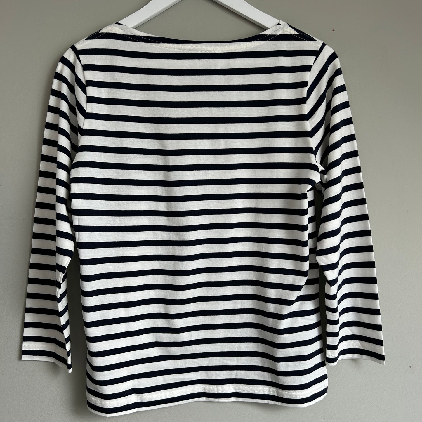 COS blue breton tee long sleeve size S - 8