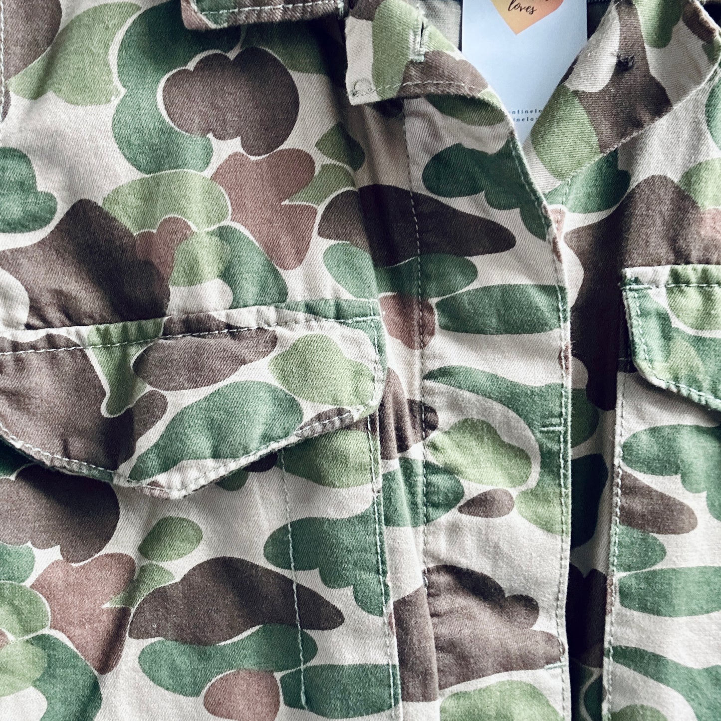 Bellerose camo light jacket / shirt size 8/10