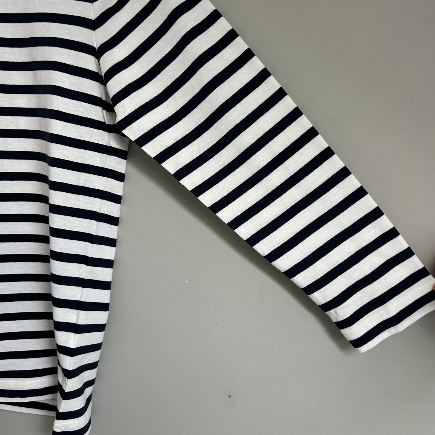 COS blue breton tee long sleeve size S - 8