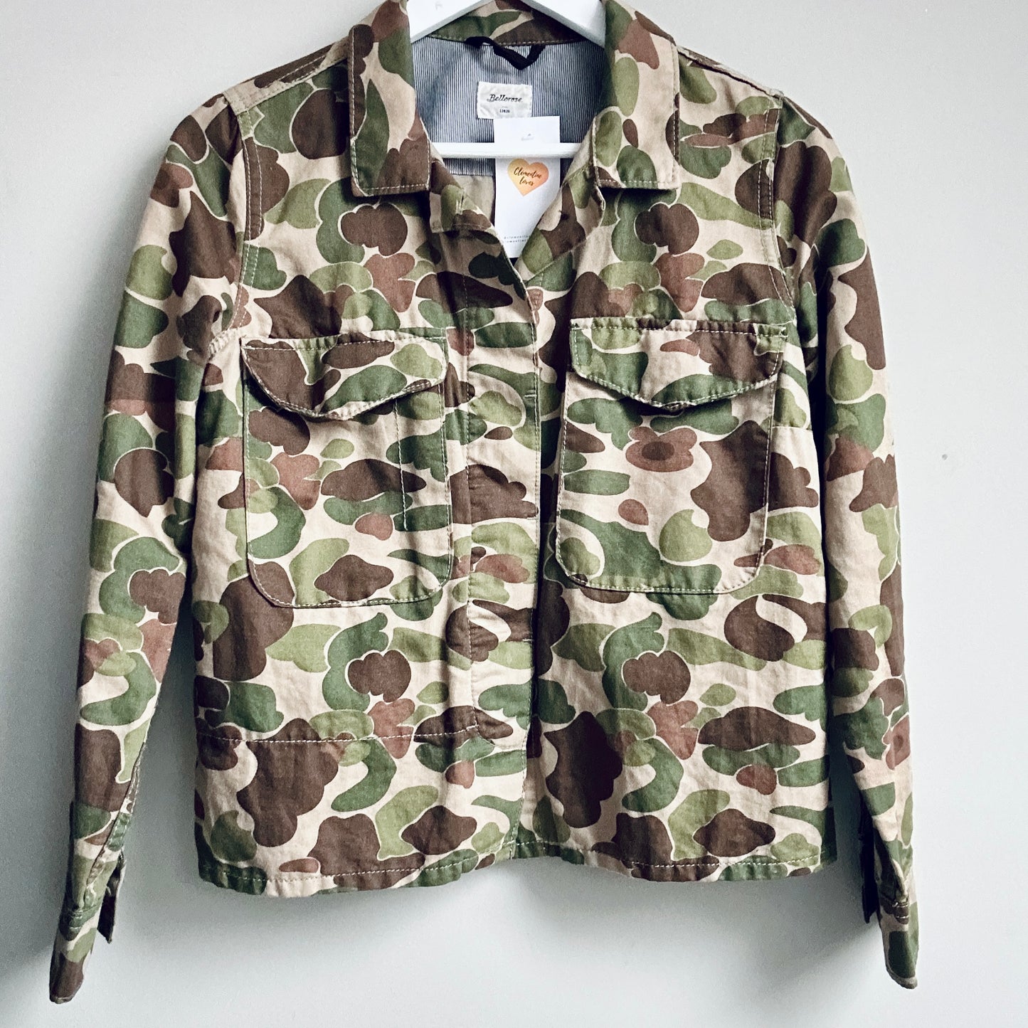 Bellerose camo light jacket / shirt size 8/10