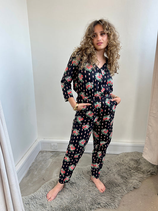 Lowie black jumpsuit size S -8