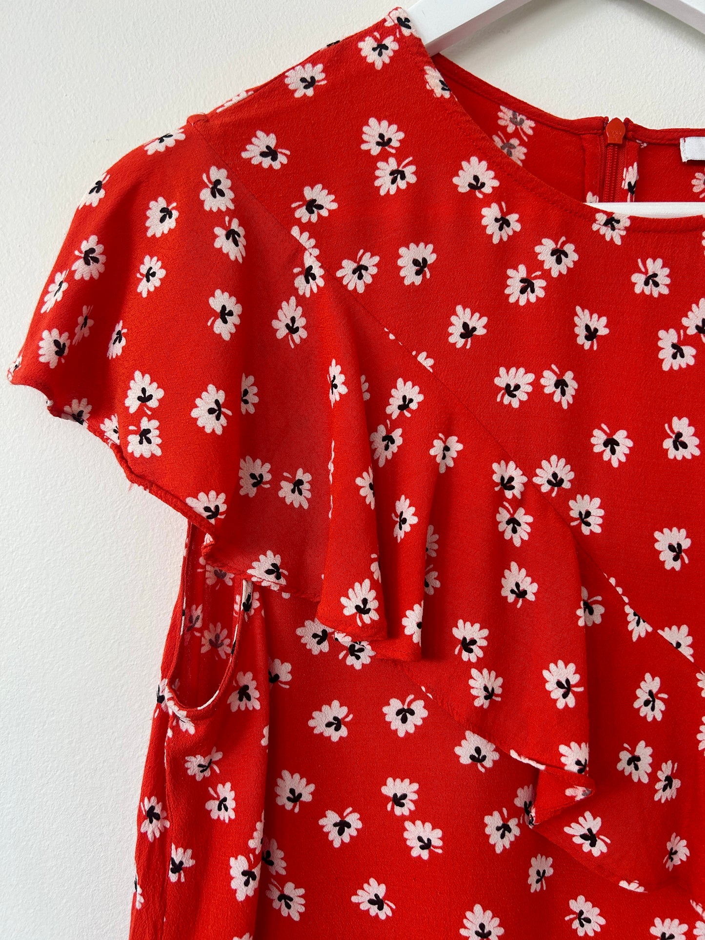 GANNI floral blouse size 12