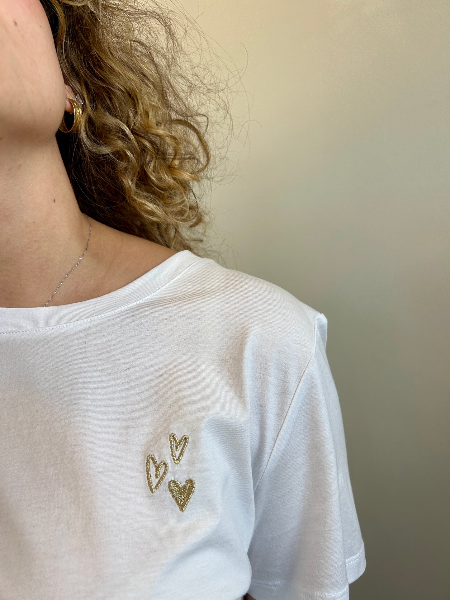Rino y Pelle white tee size 10