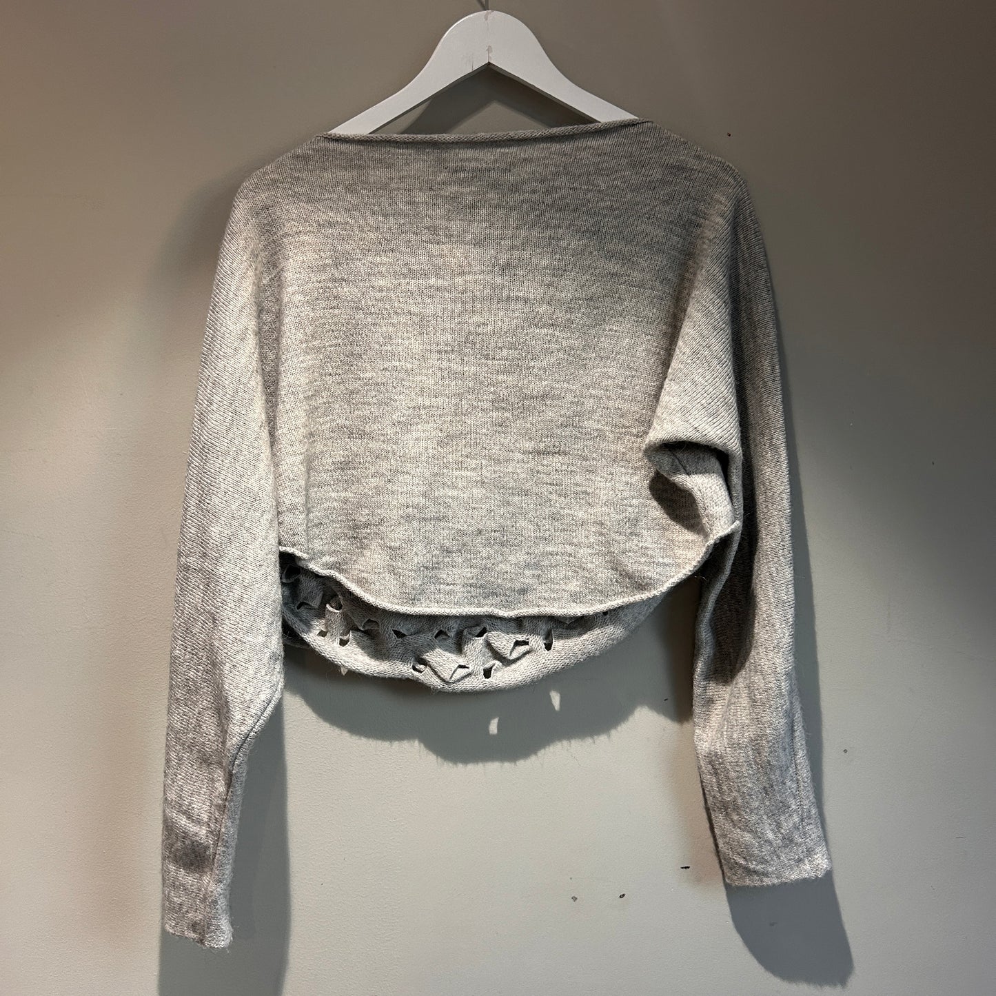 Crea Concept alpaca and wool blend cropped knit size 12