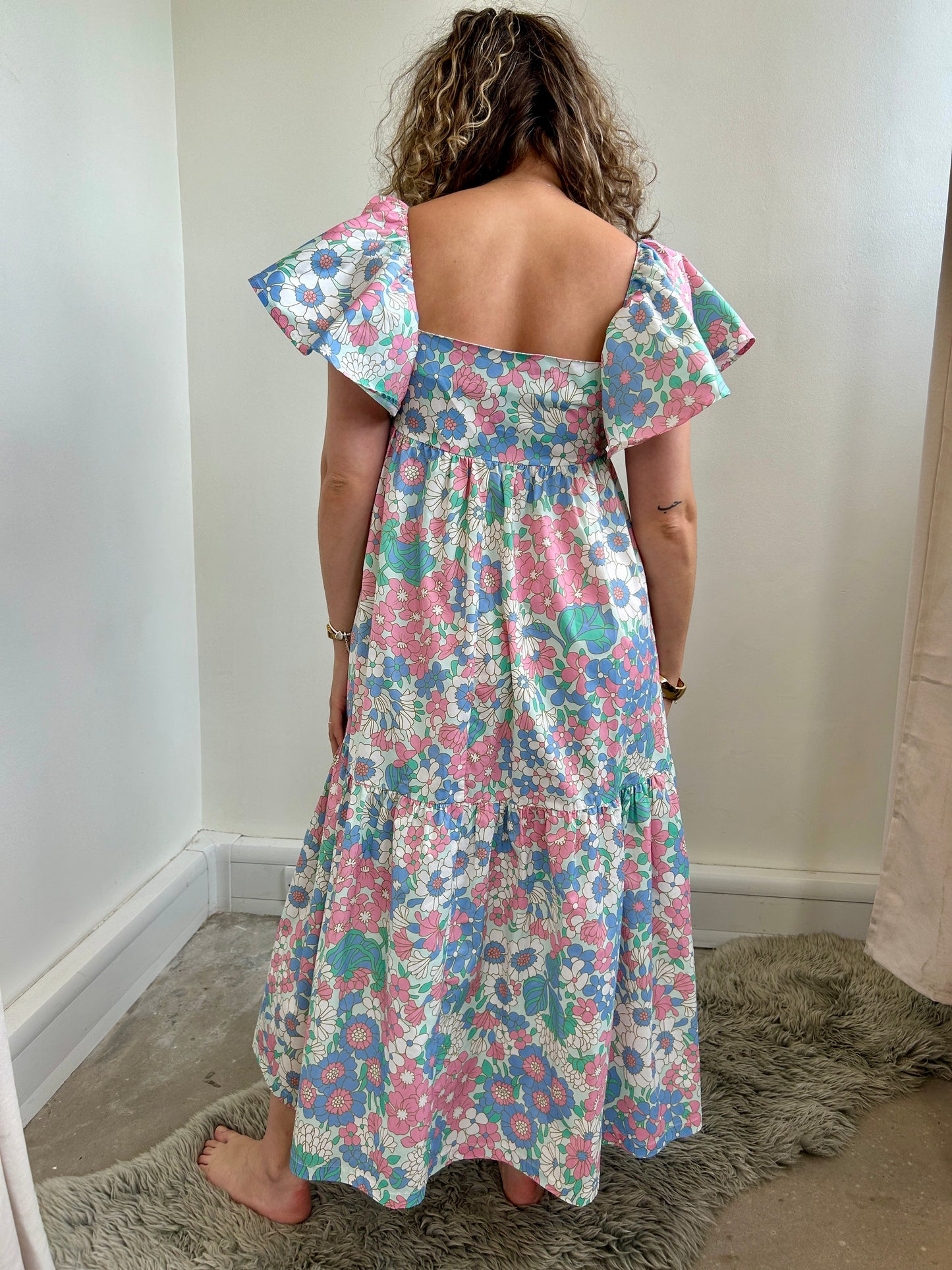 Resume floral midi dress size 8