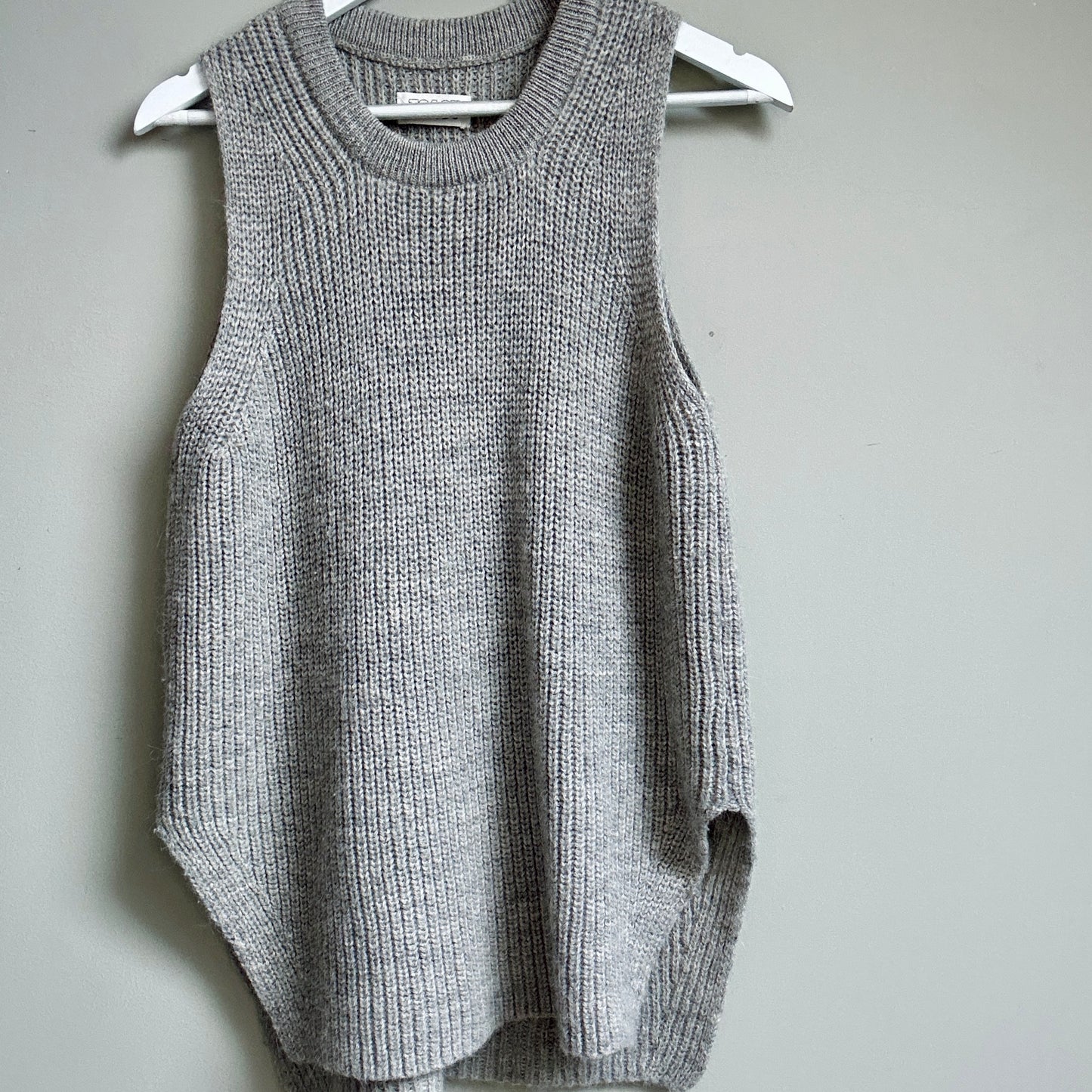 Toast grey wool vest M - 12/14