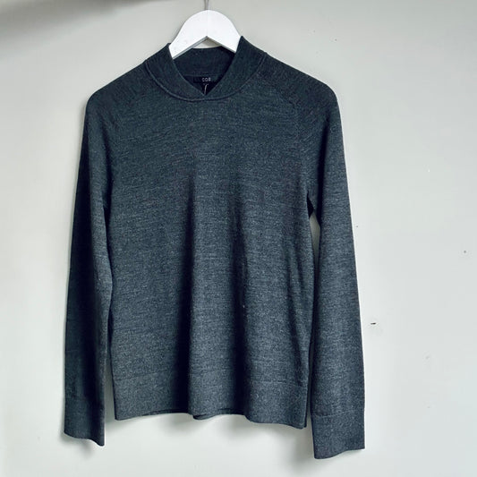 COS anthracite grey wool jumper size XS - 8