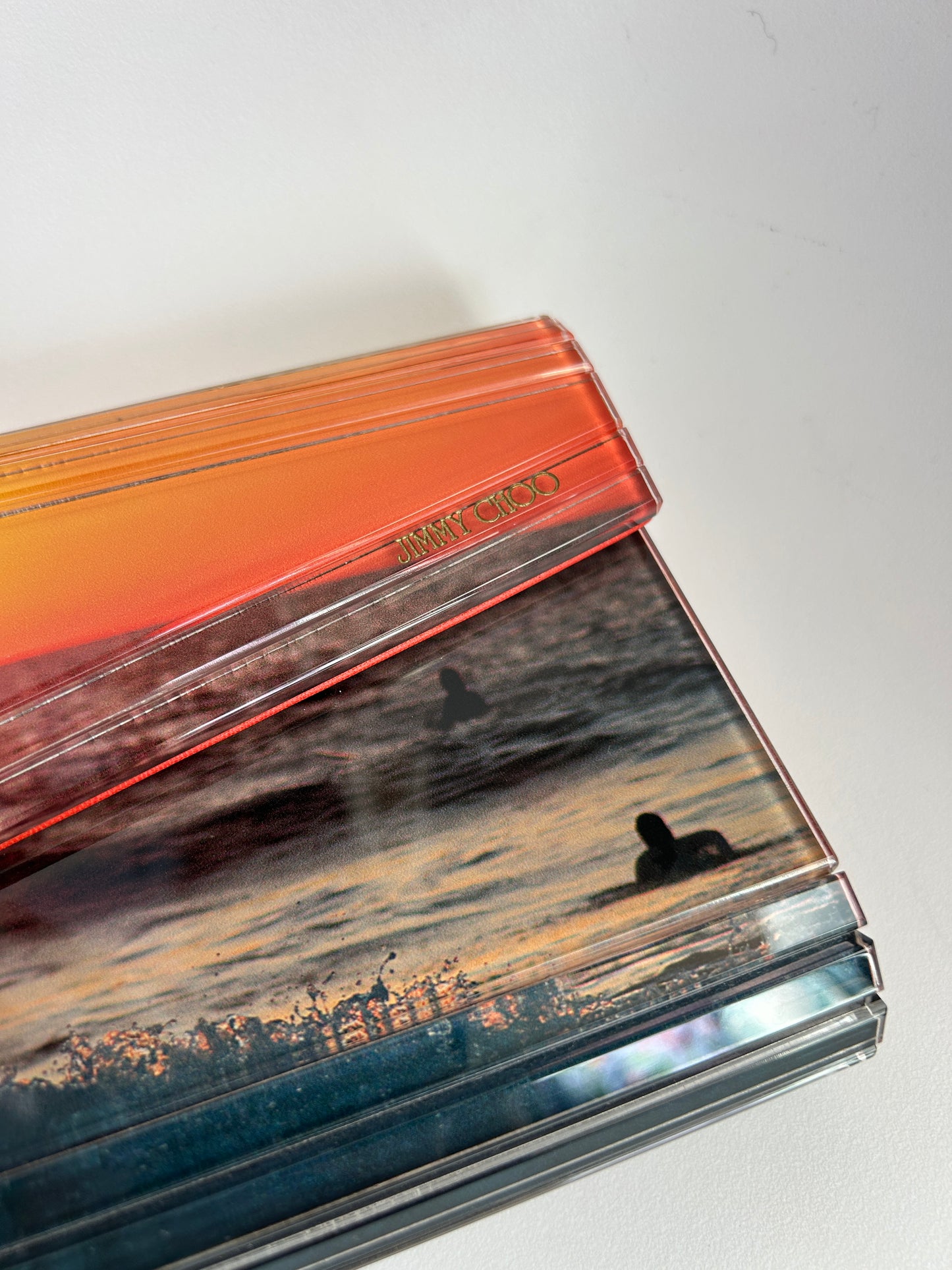 Jimmy Choo Candy Surfer Sunset Clutch