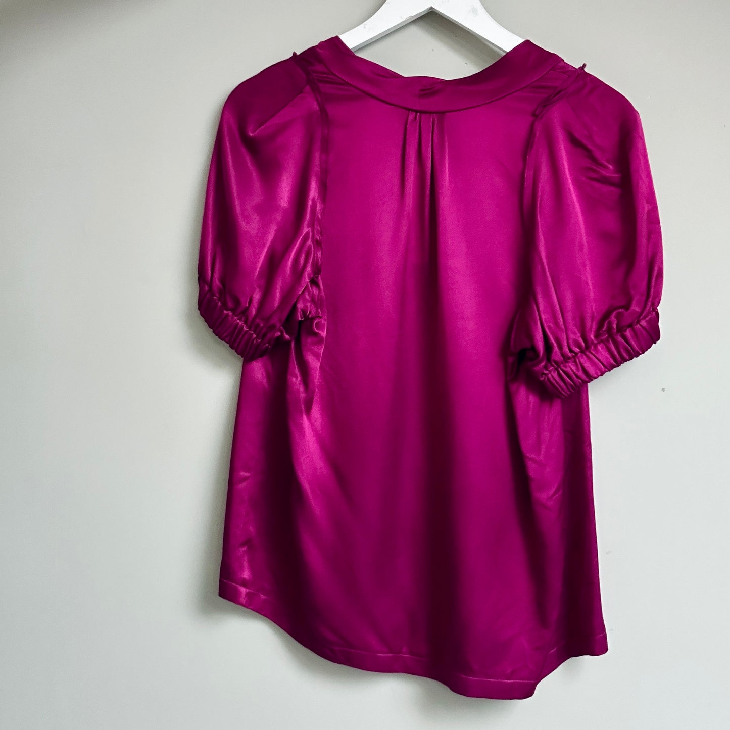 Sonia by Sonia Rykiel purple satin blouse