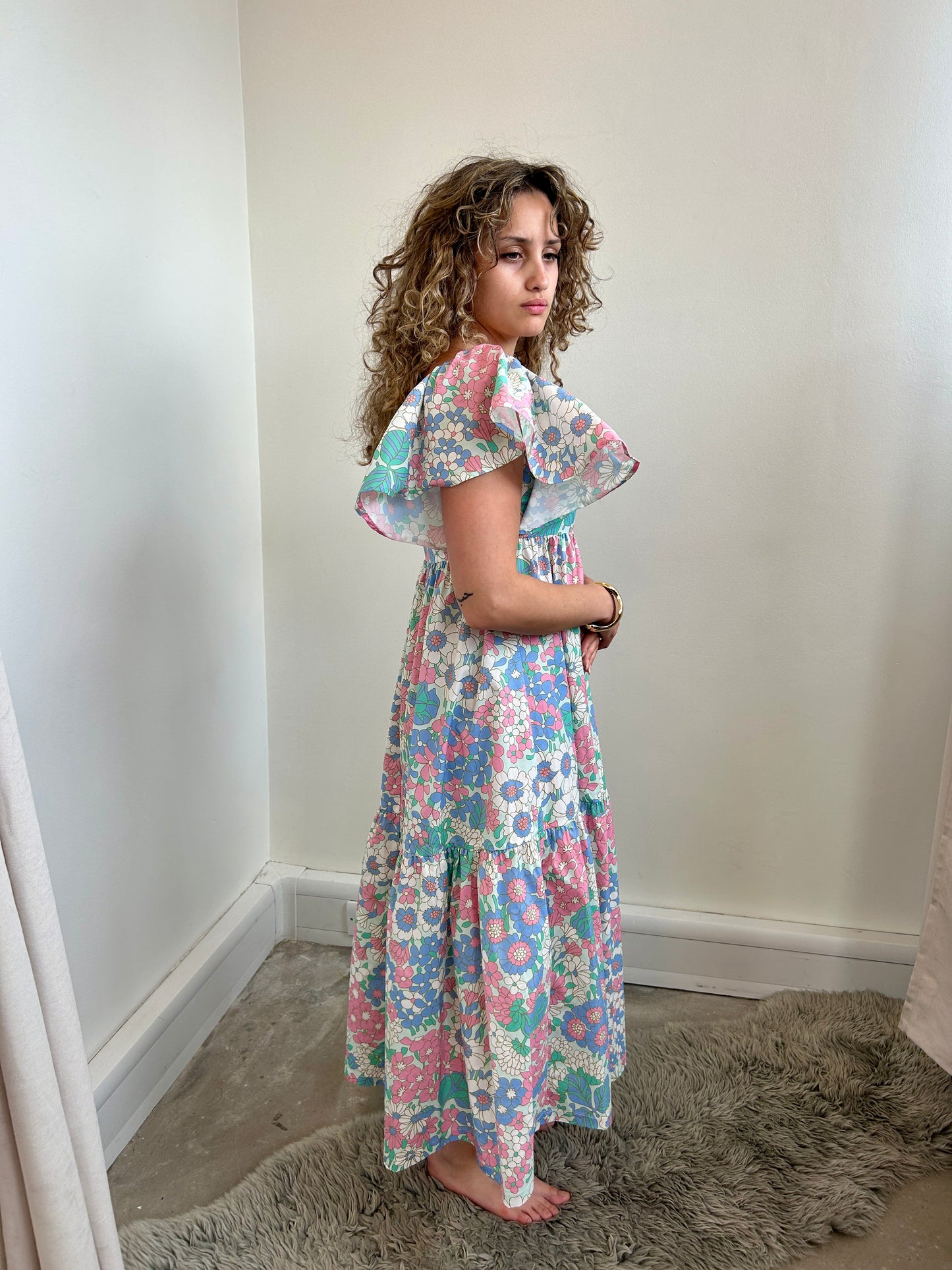 Resume floral midi dress size 8