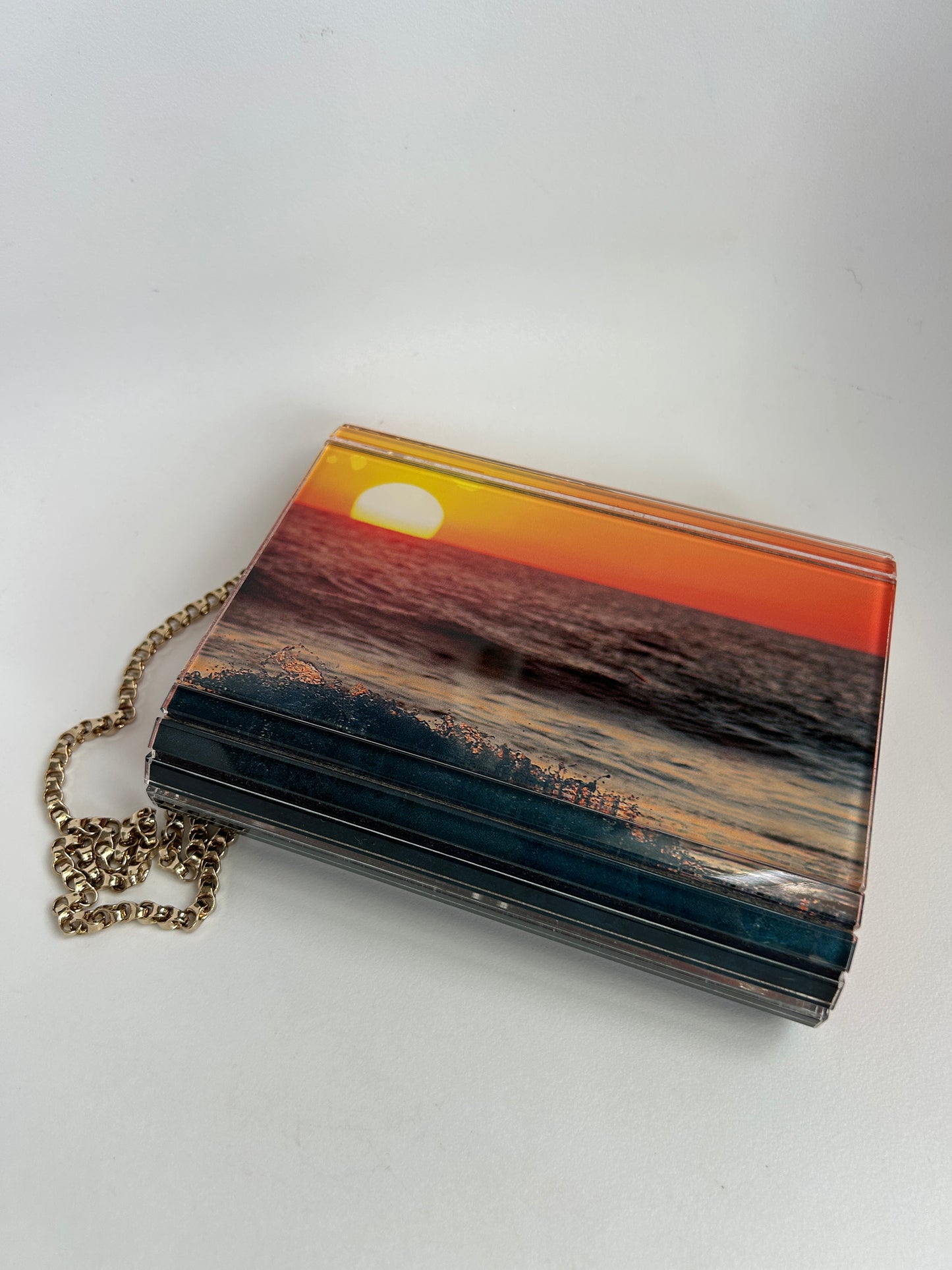 Jimmy Choo Candy Surfer Sunset Clutch