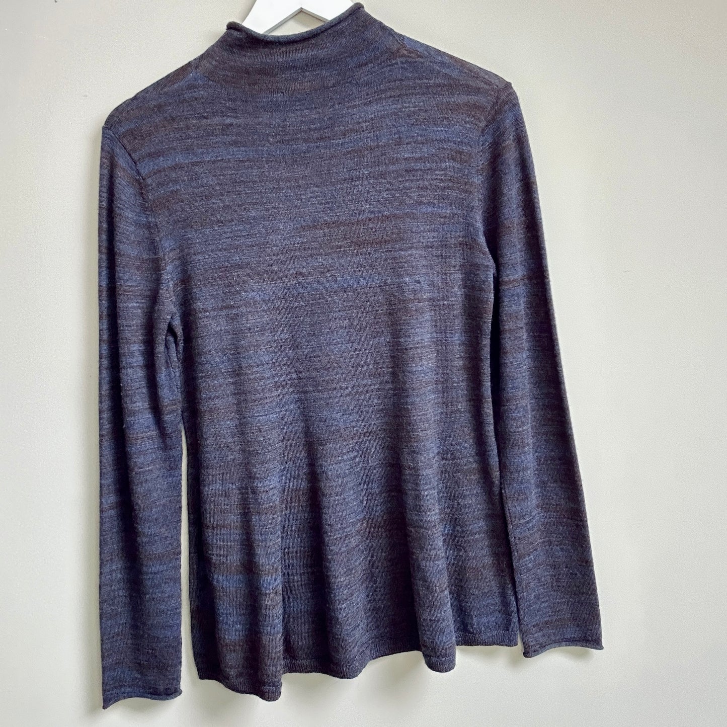 APC blue wool knit high neck size S - up to 10