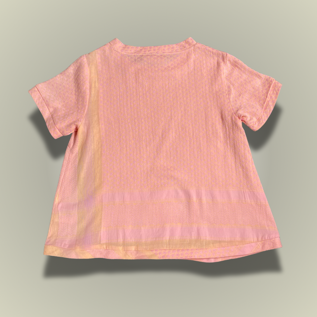 Summery Copenhagen pink cotton top M - up to 12