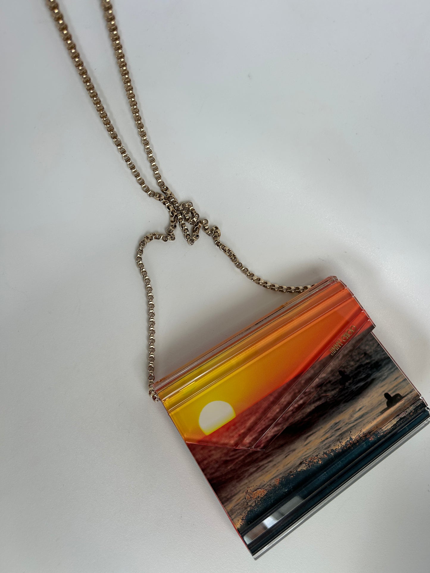 Jimmy Choo Candy Surfer Sunset Clutch