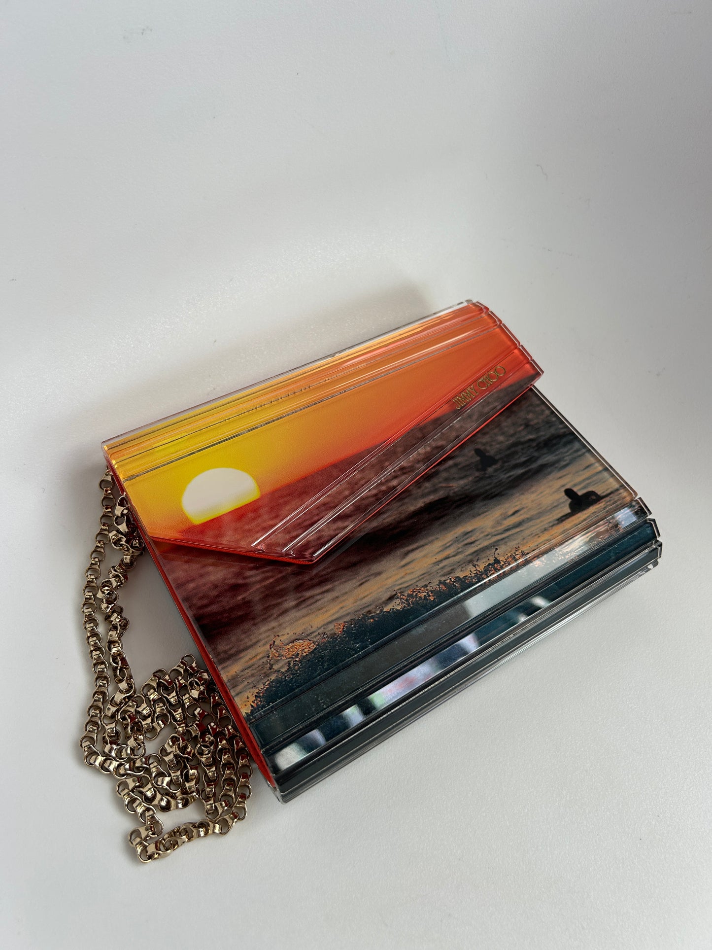 Jimmy Choo Candy Surfer Sunset Clutch
