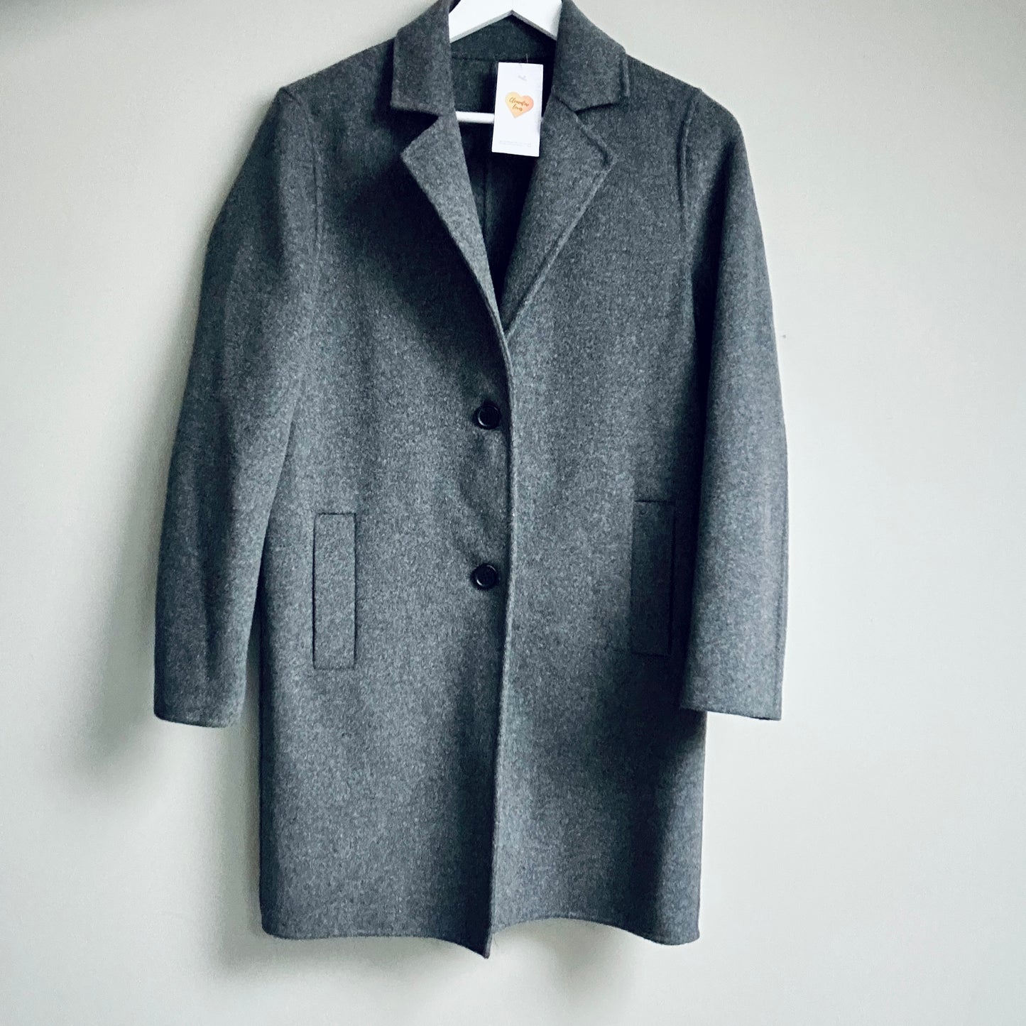 Kapa grey wool Matila coat size 8