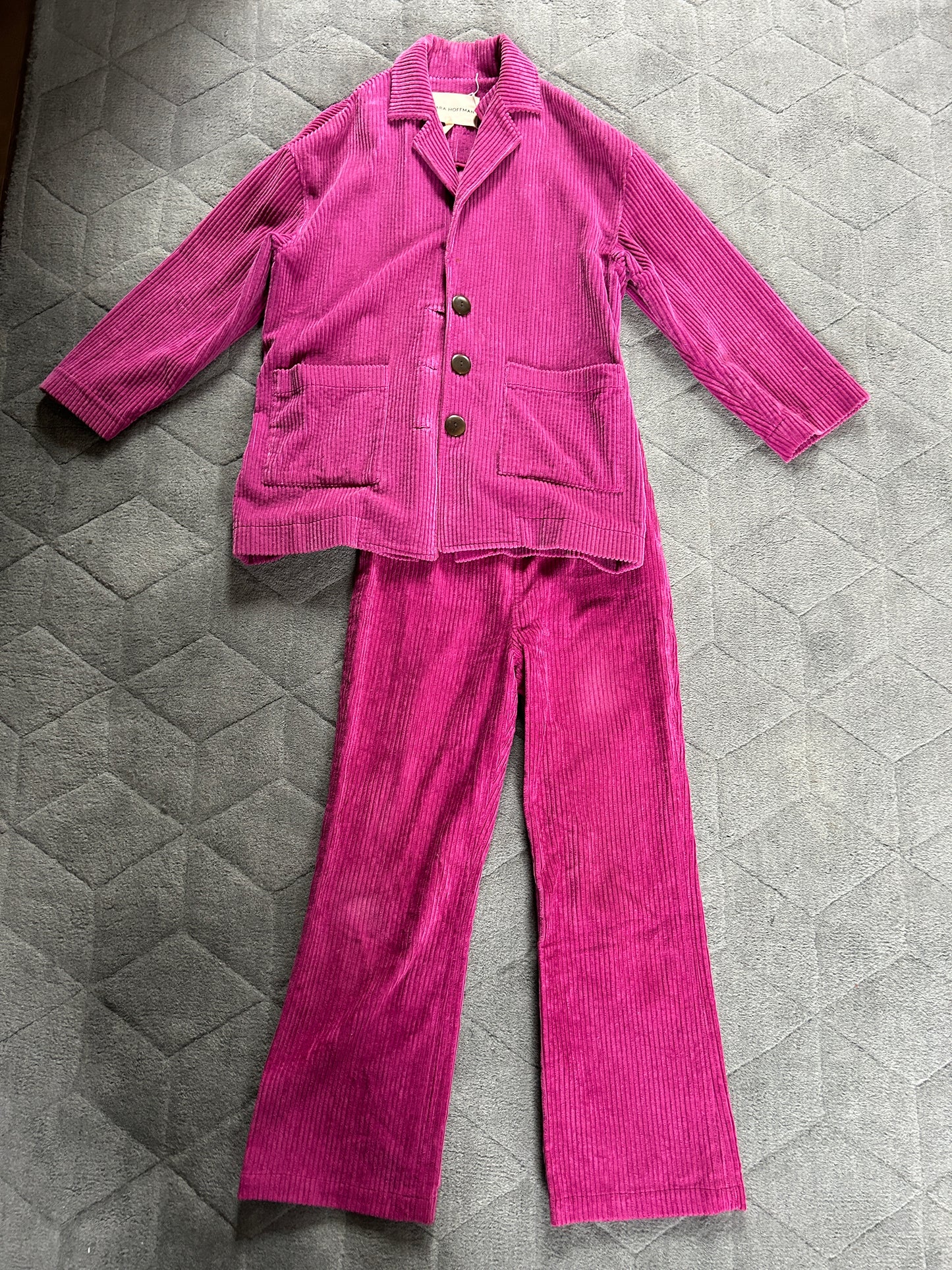 Mara Hoffman purple cord suit S - 8/10