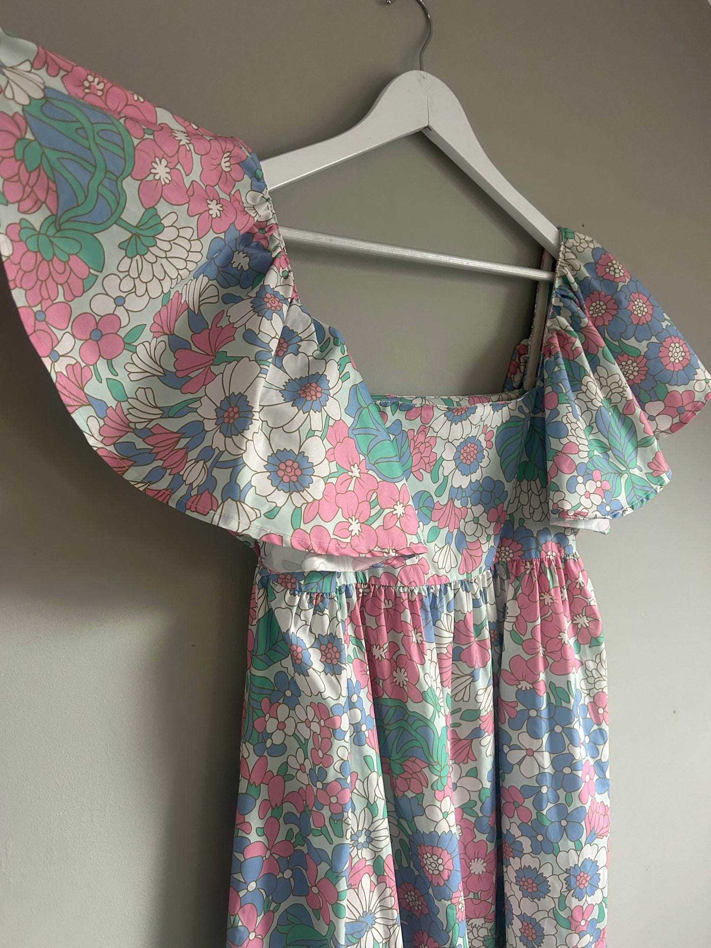 Resume floral midi dress size 8