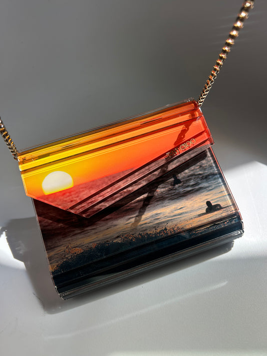 Jimmy Choo Candy Surfer Sunset Clutch