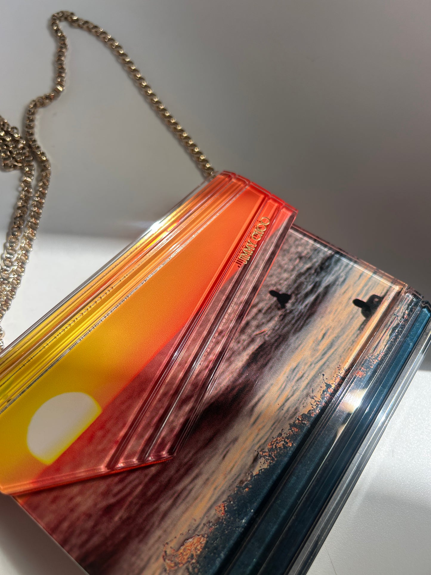 Jimmy Choo Candy Surfer Sunset Clutch