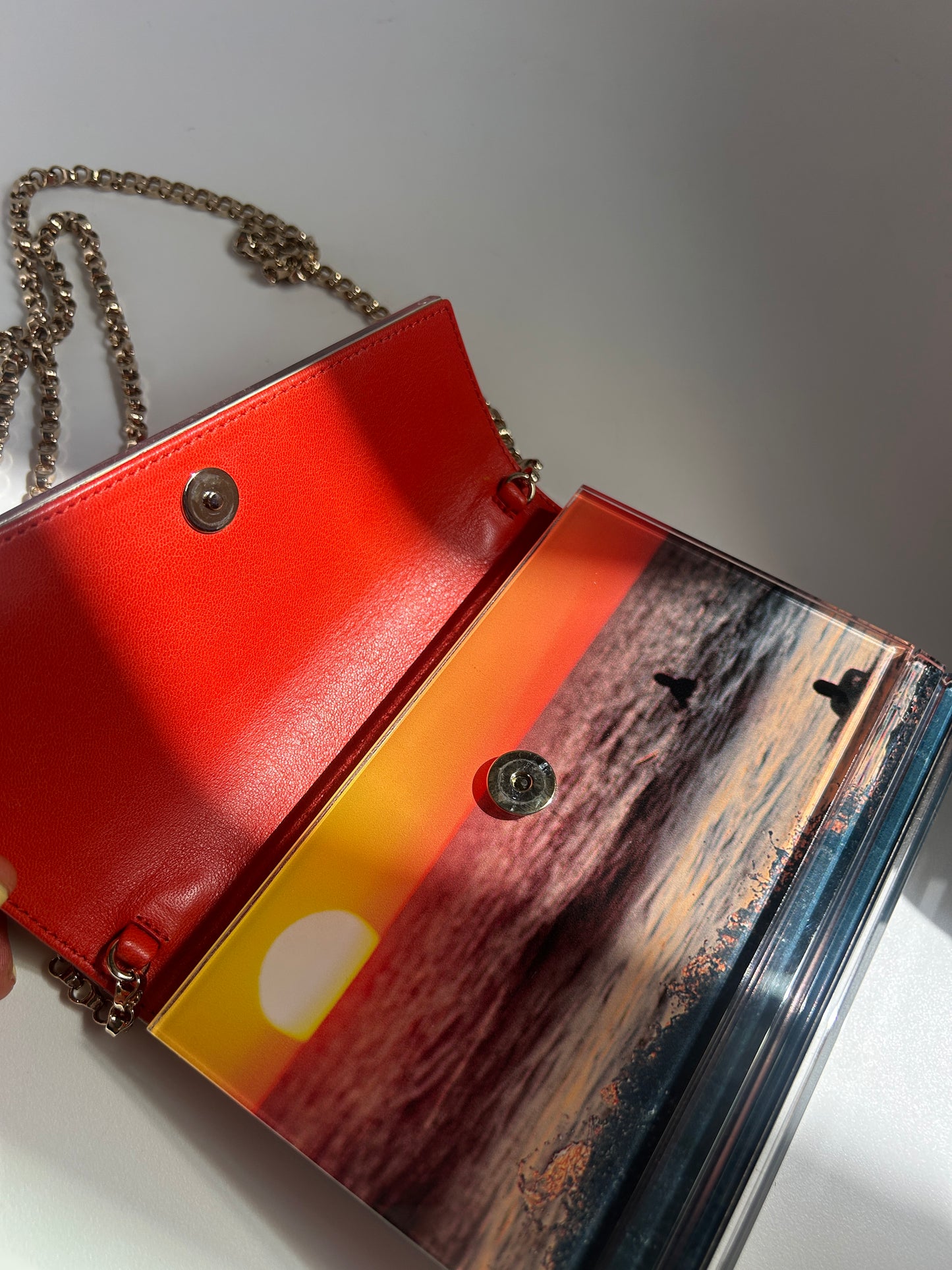 Jimmy Choo Candy Surfer Sunset Clutch