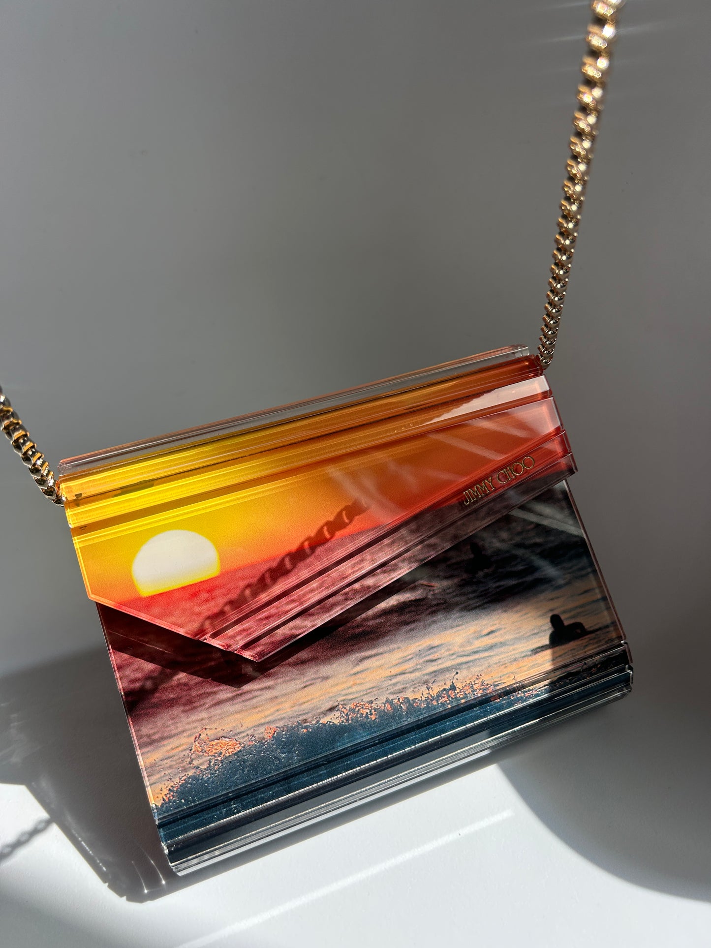Jimmy Choo Candy Surfer Sunset Clutch