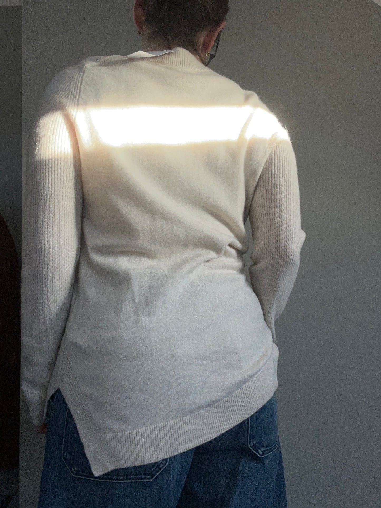 Rag & Bone ivory cashmere jumper M - 10/12