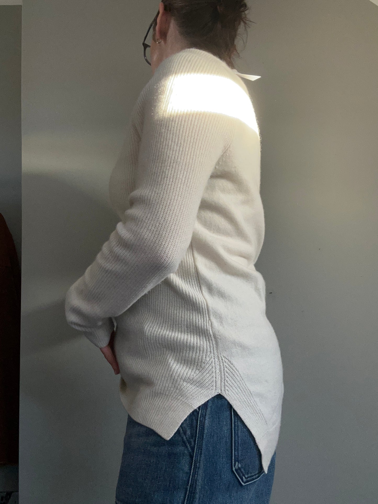 Rag & Bone ivory cashmere jumper M - 10/12