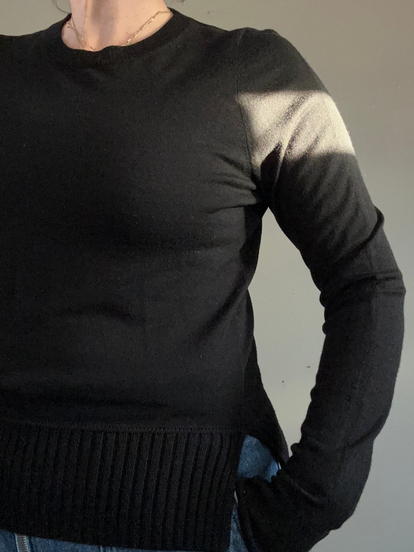 Proenza Schouler black merino wool jumper size M - 10/12