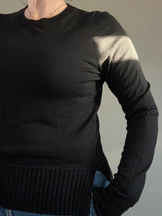 Proenza Schouler black merino wool jumper size M - 10/12