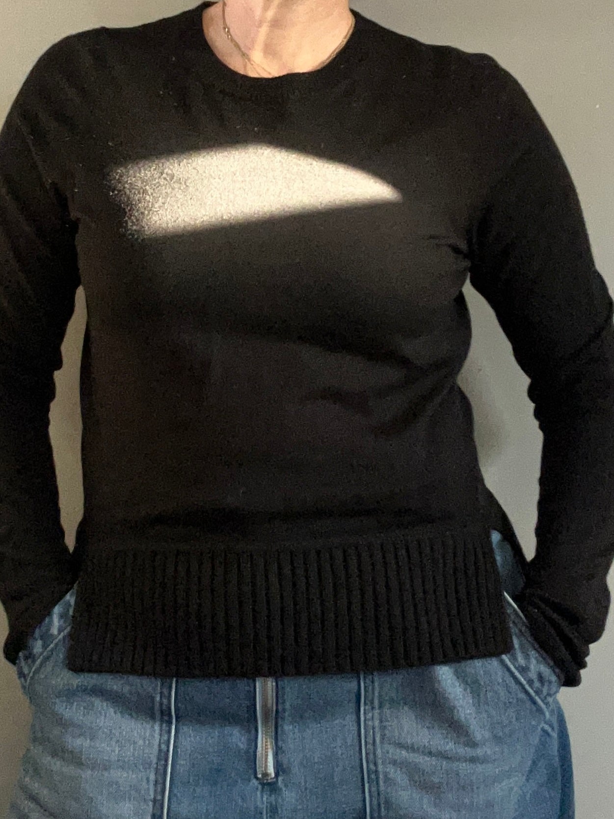 Proenza Schouler black merino wool jumper size M - 10/12