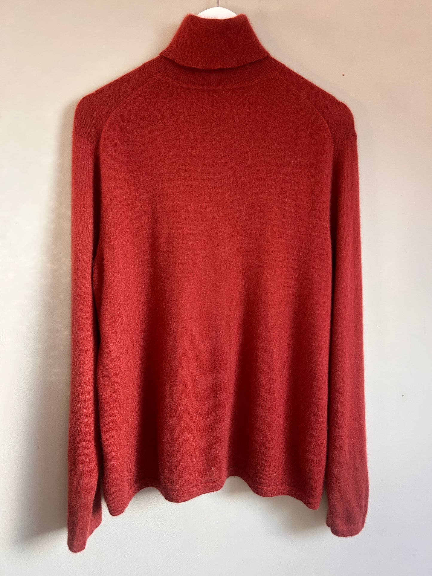 Cashmere Marks rust roll neck jumper 3XL - up to 18