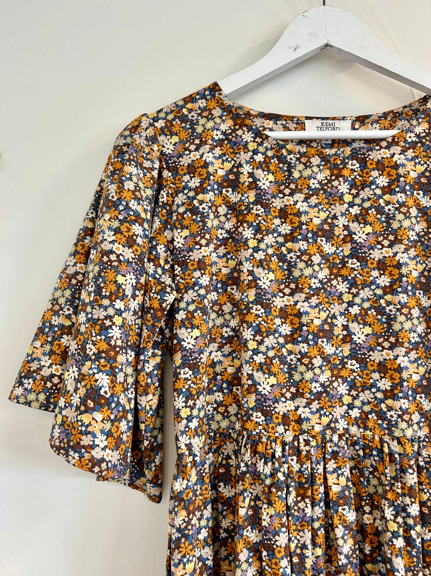 Kemi Telford floral midi dress size S - 8
