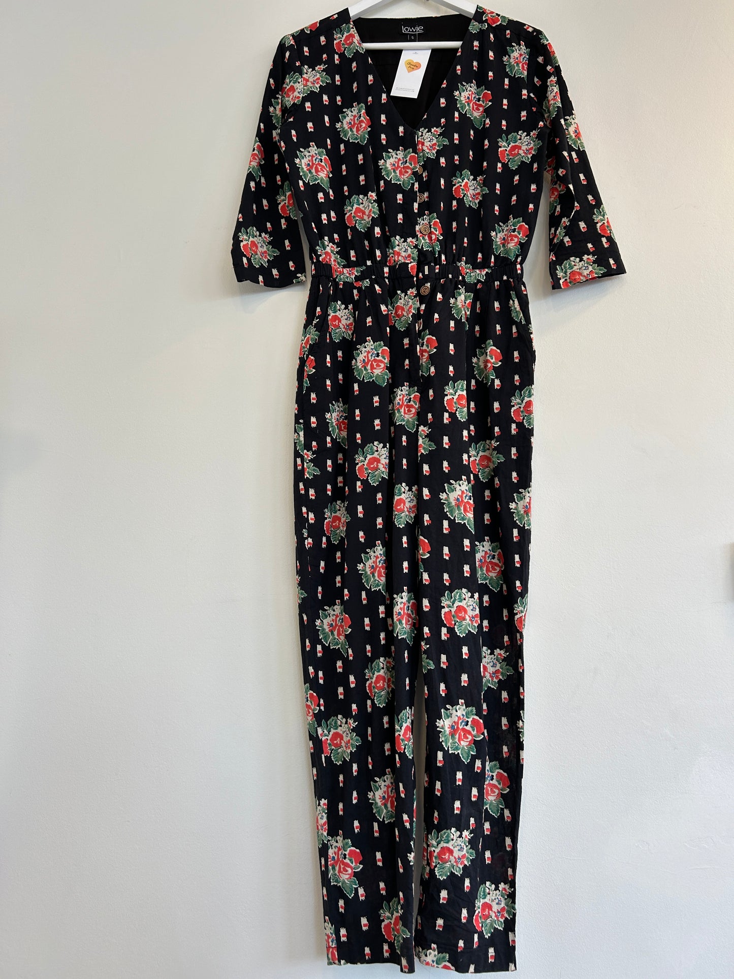 Lowie black jumpsuit size S -8