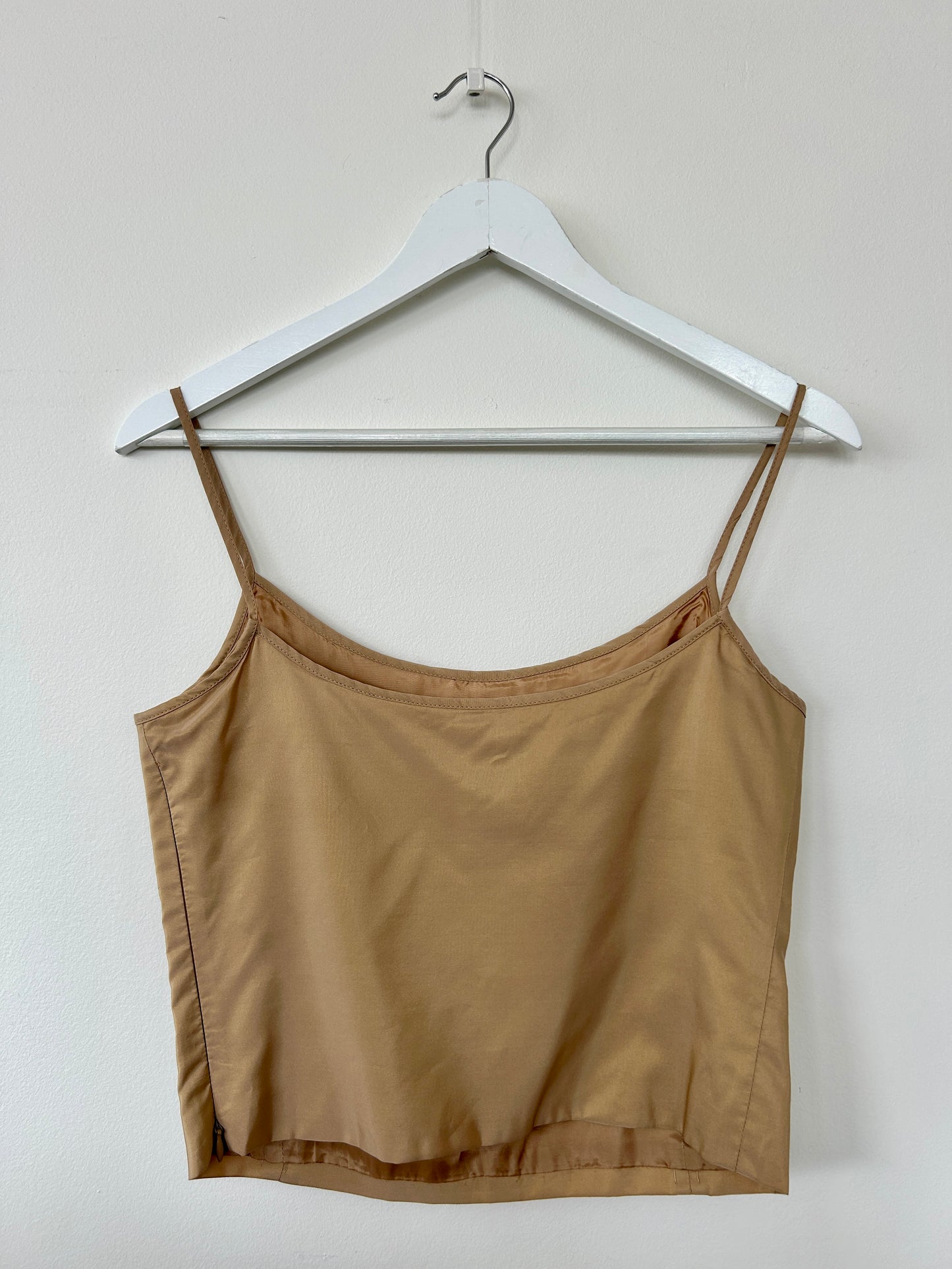 Gianfranco Ferre vintage champagne blouse size 8-10