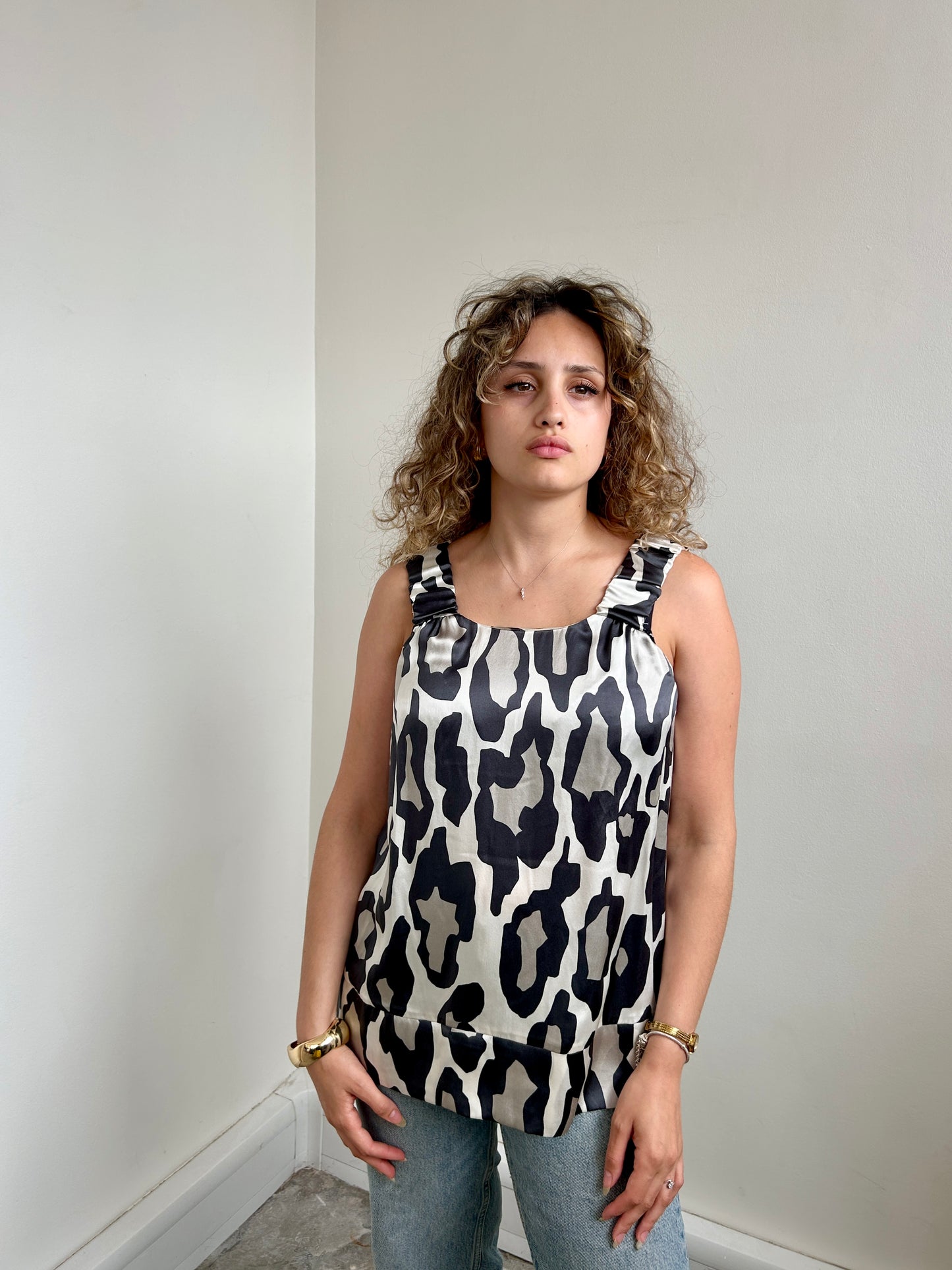 Sonia Rykiel silk cami blouse size 10