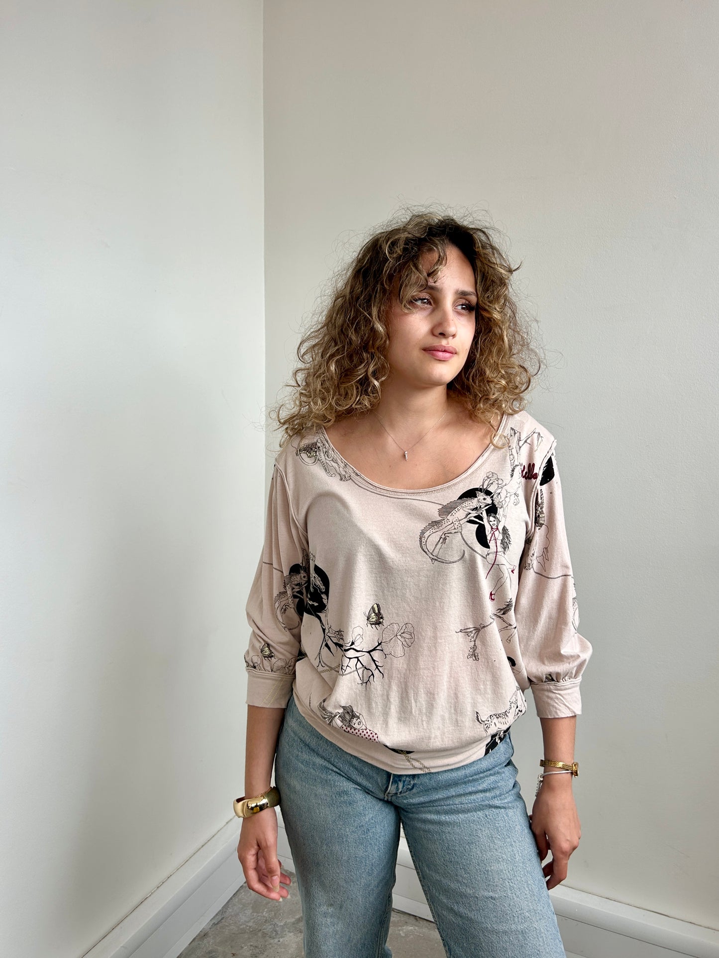 Stella McCartney x H&M jersey top size S - up to 12