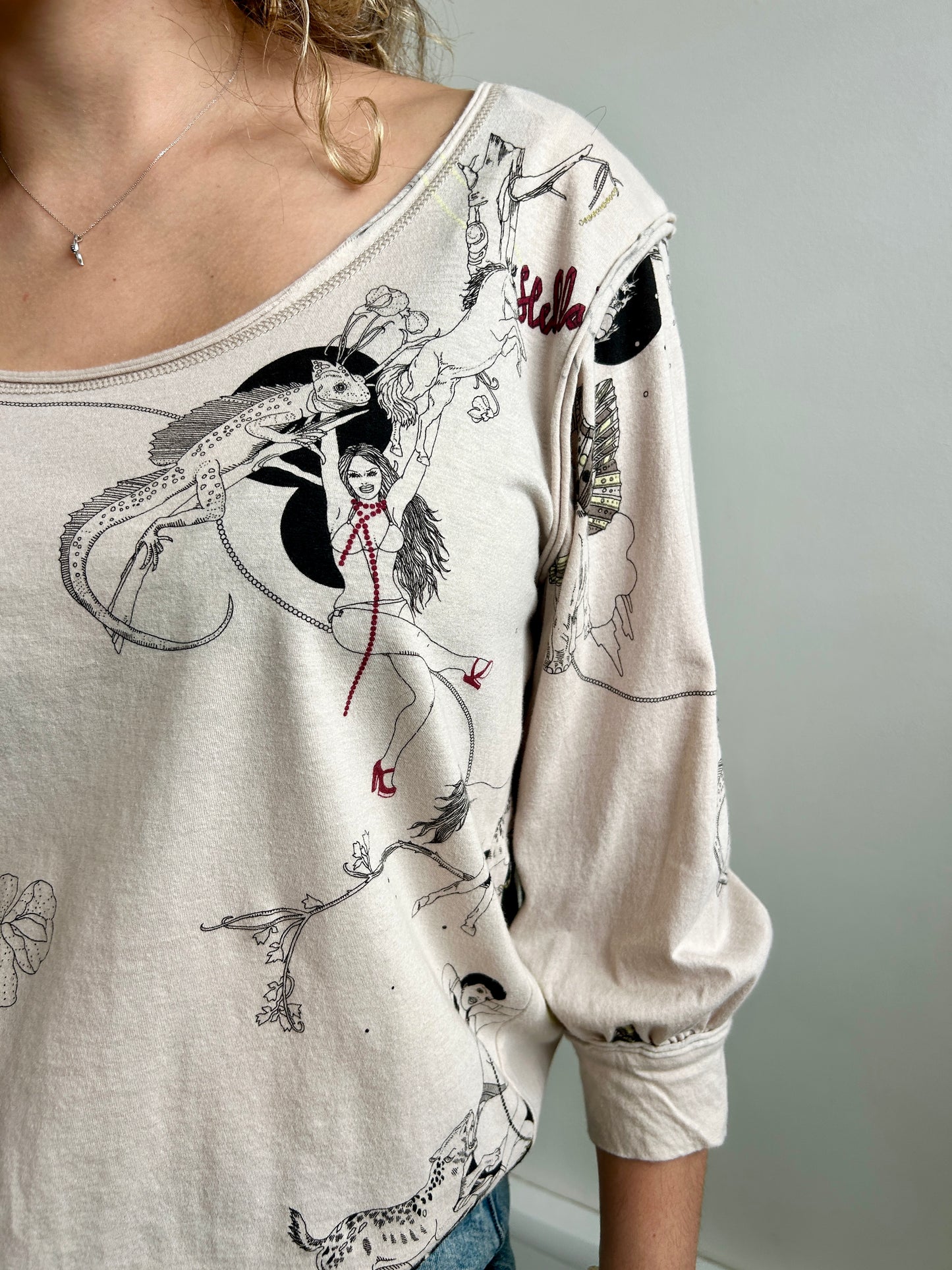 Stella McCartney x H&M jersey top size S - up to 12