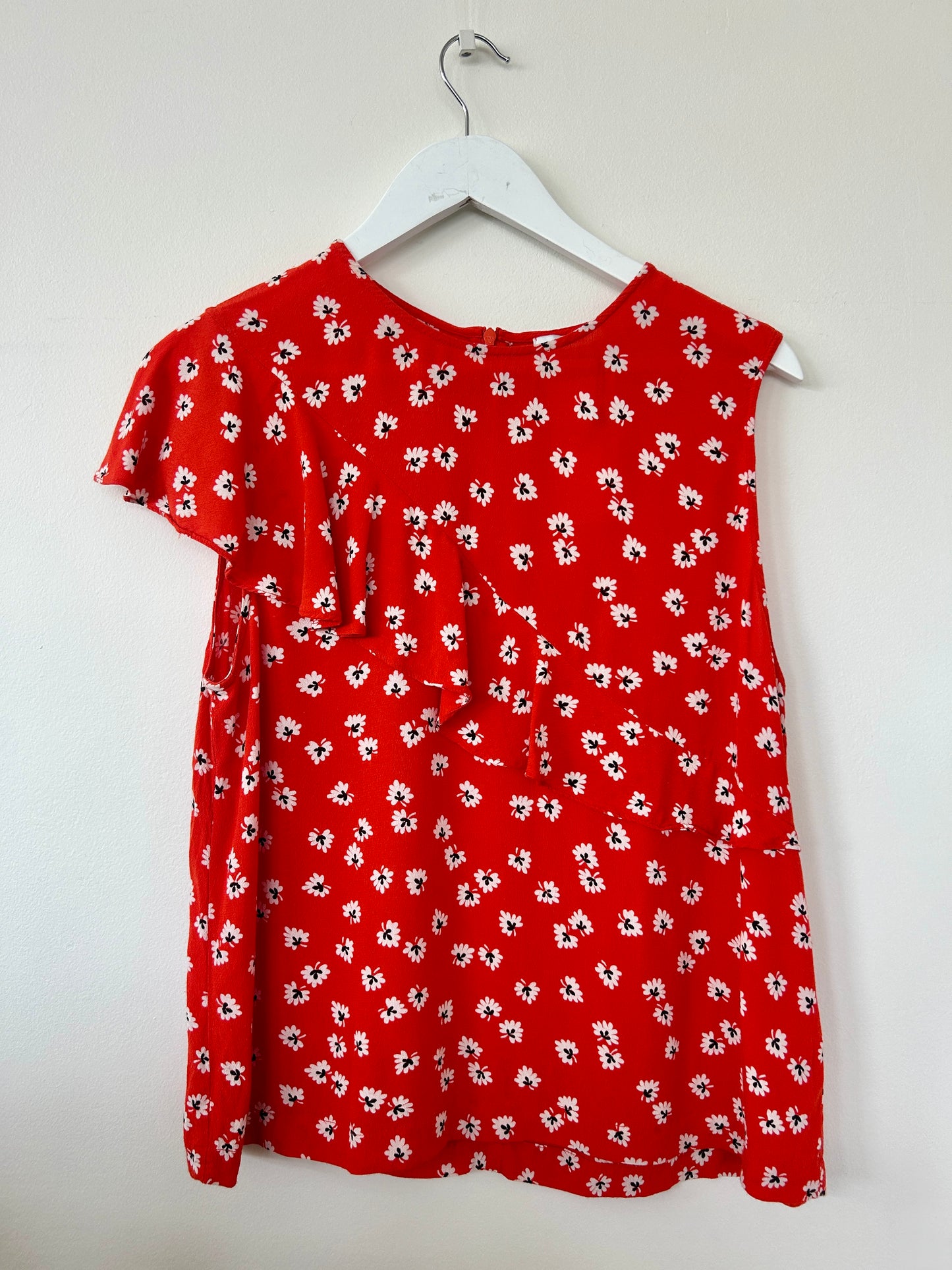 GANNI floral blouse size 12