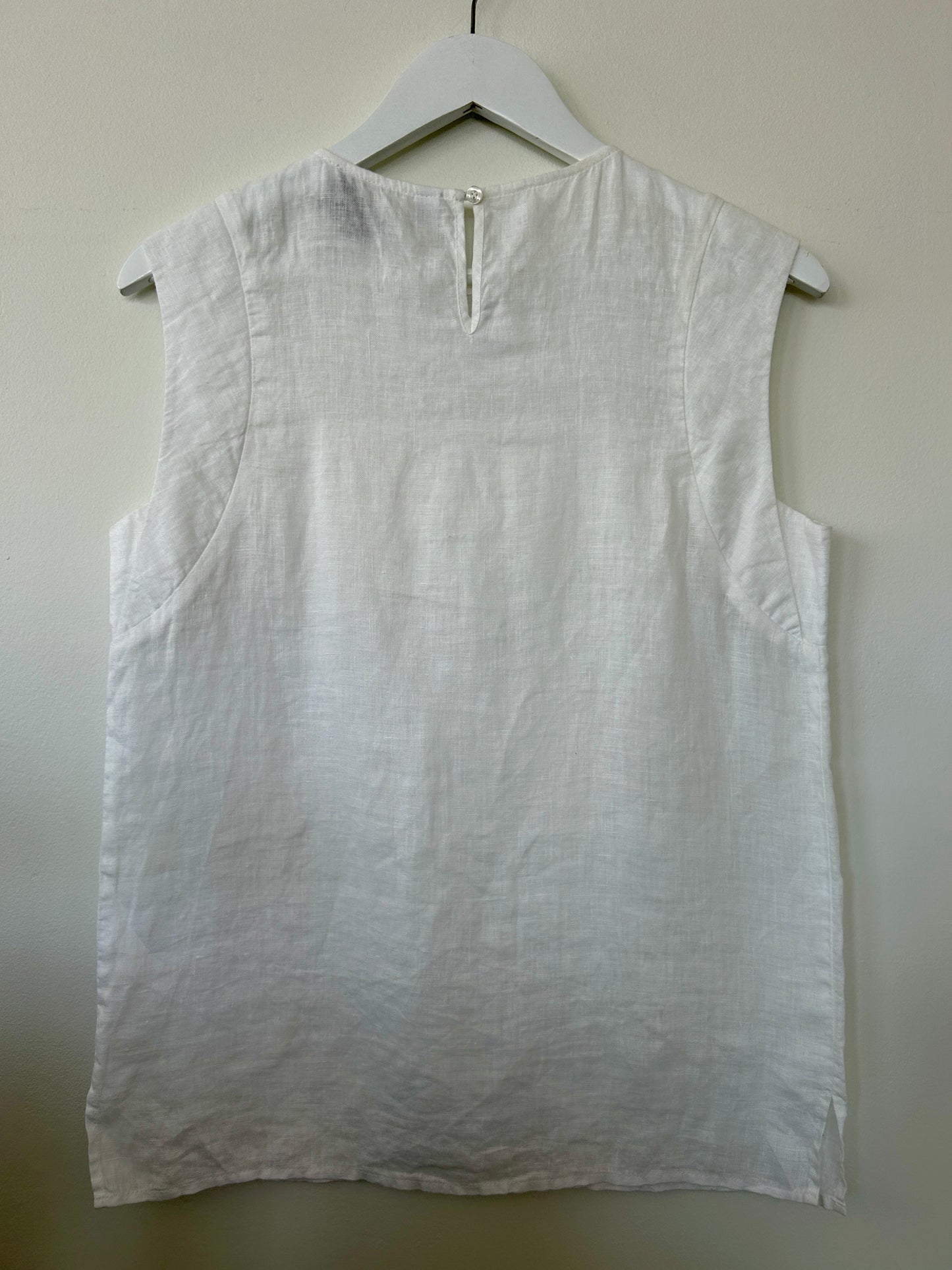 The Shirt Company white linen blouse size 10