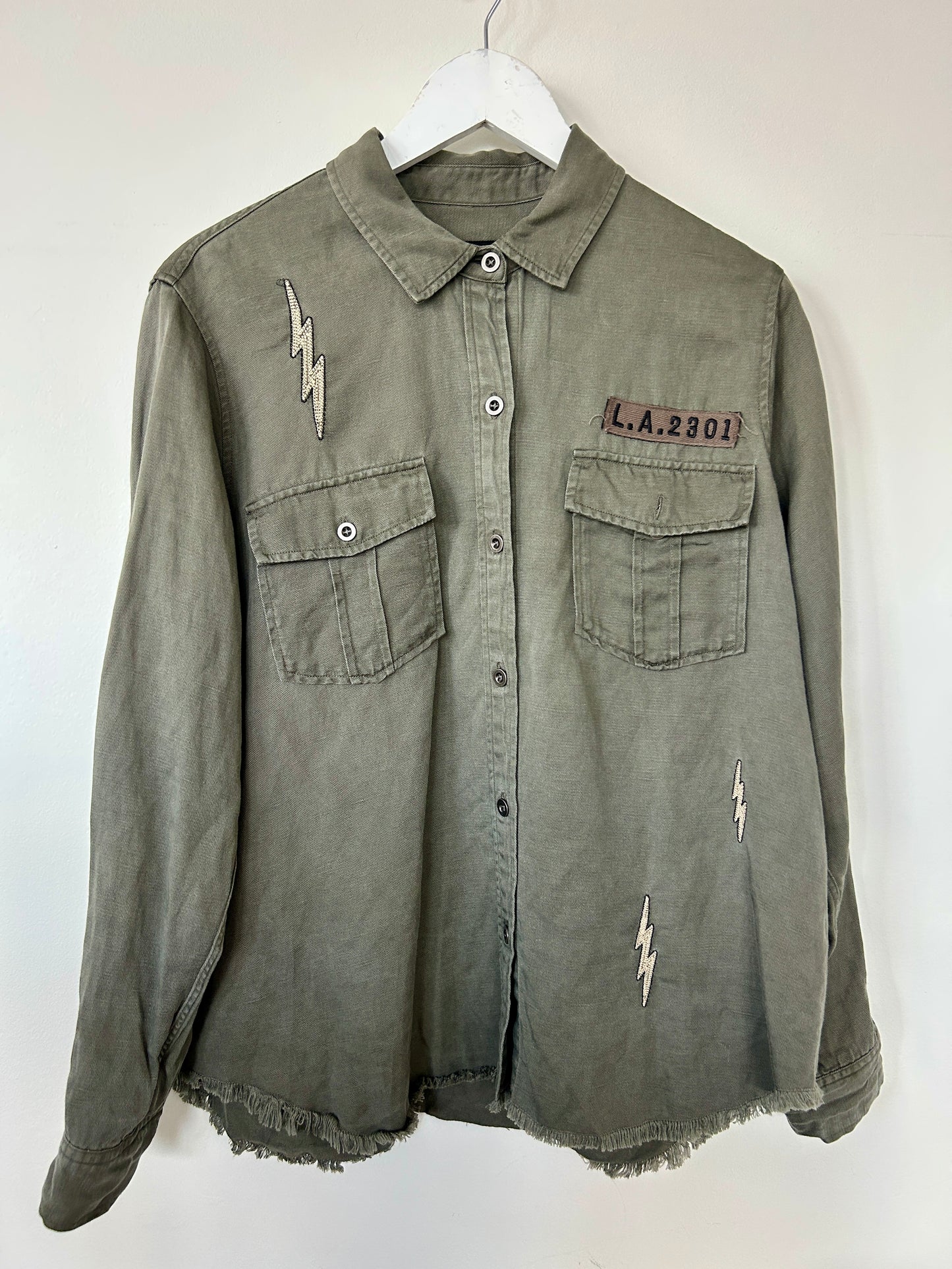 Rails army style shacket size L - up to 12