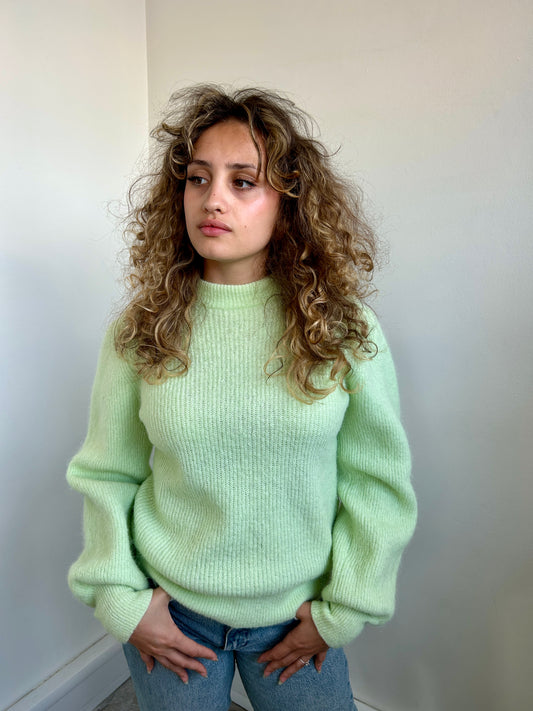 GANNI light green knit size XL - up to 12