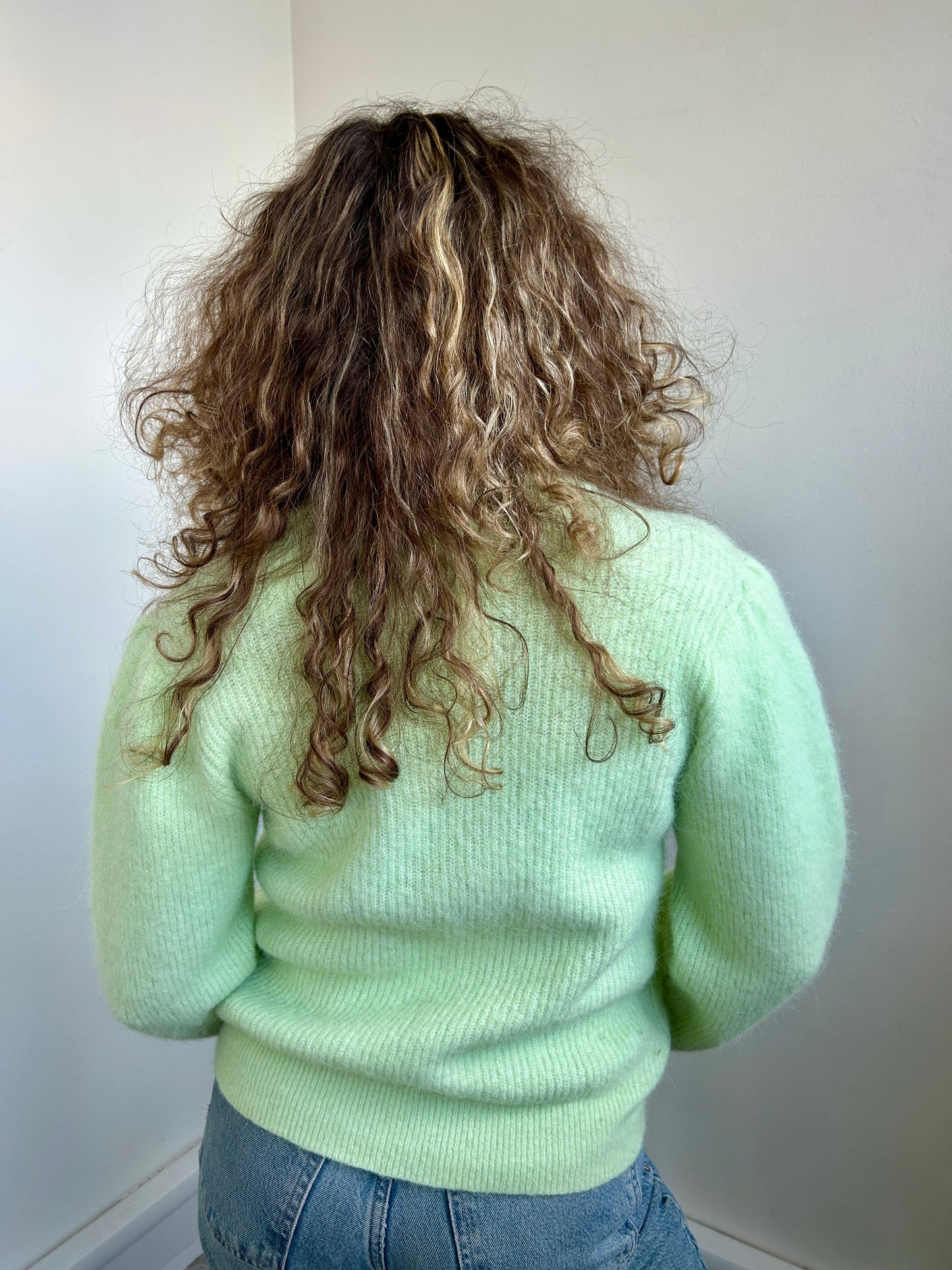GANNI light green knit size XL - up to 12