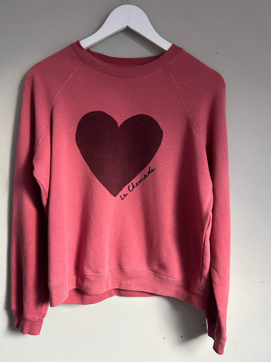Sezane pink sweater La Chamade size S - 8/10
