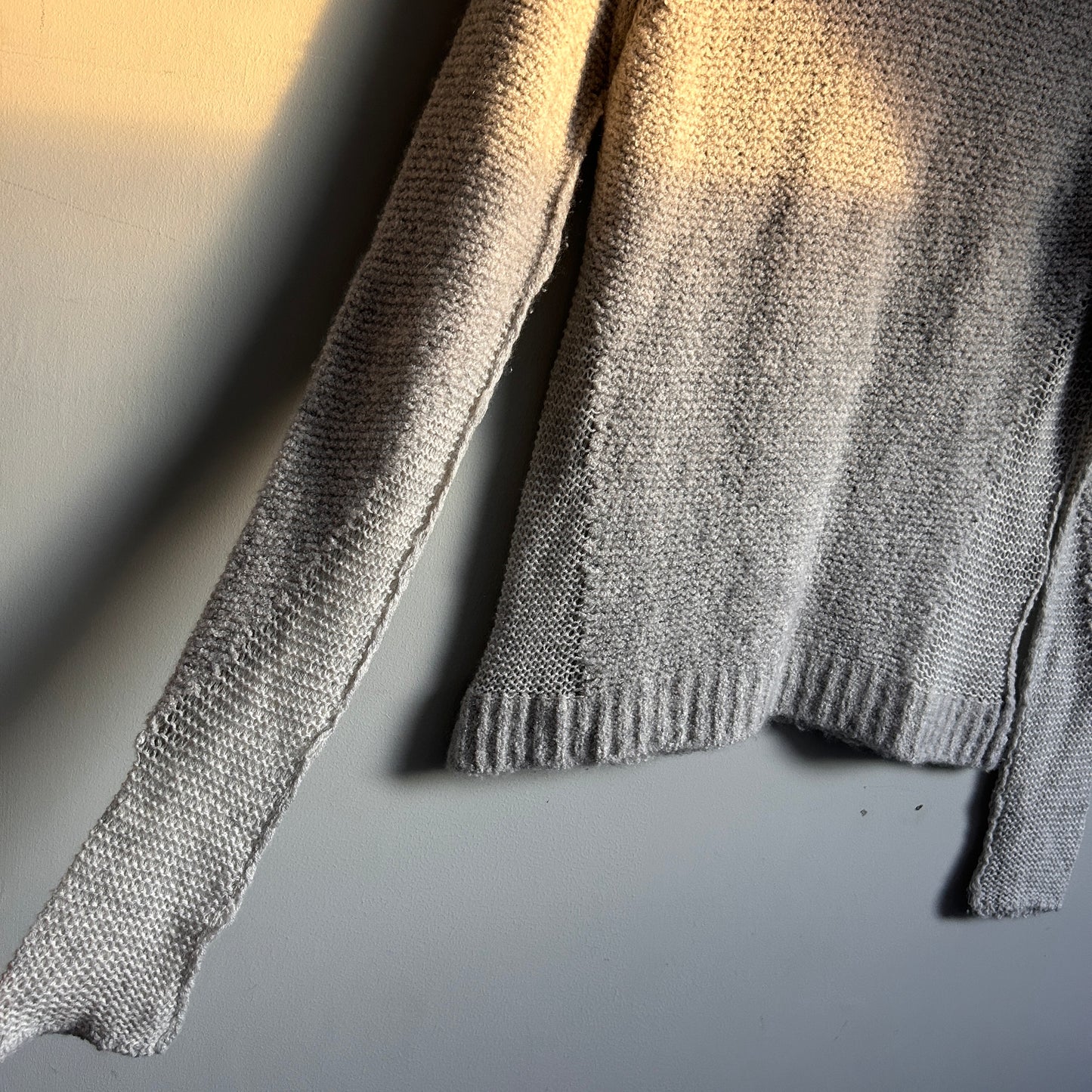 Elie Tahari for 5F Bergdorf Goodman grey wool and cashmere jumper M - 10