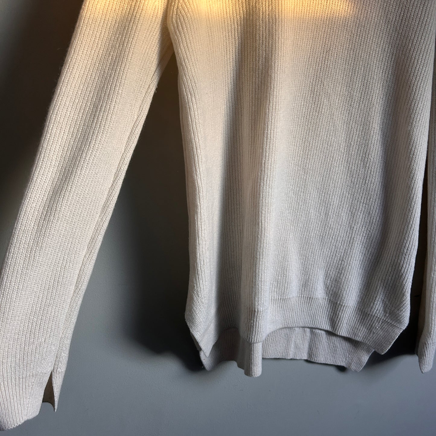 Rag & Bone ivory cashmere jumper M - 10/12