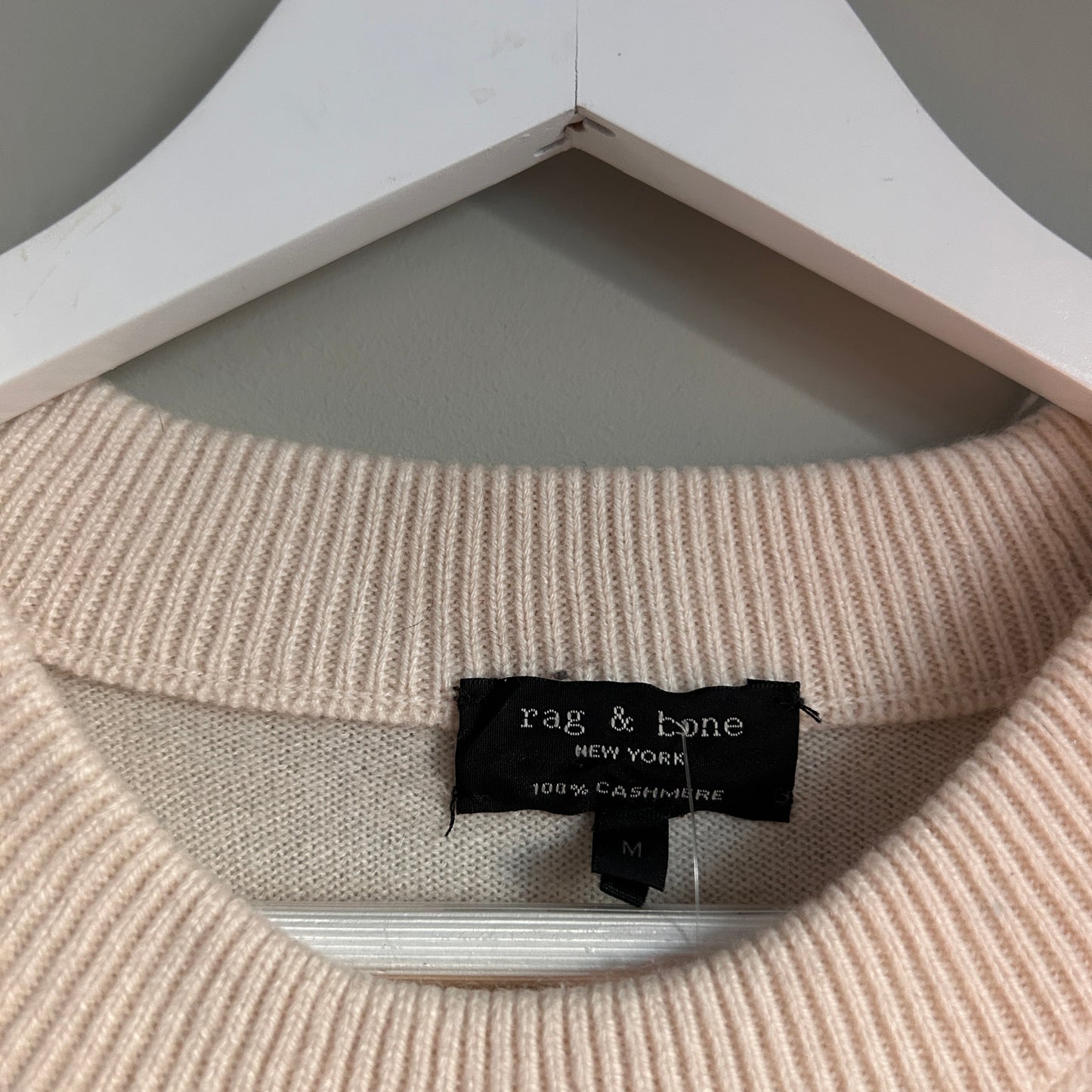 Rag & Bone ivory cashmere jumper M - 10/12