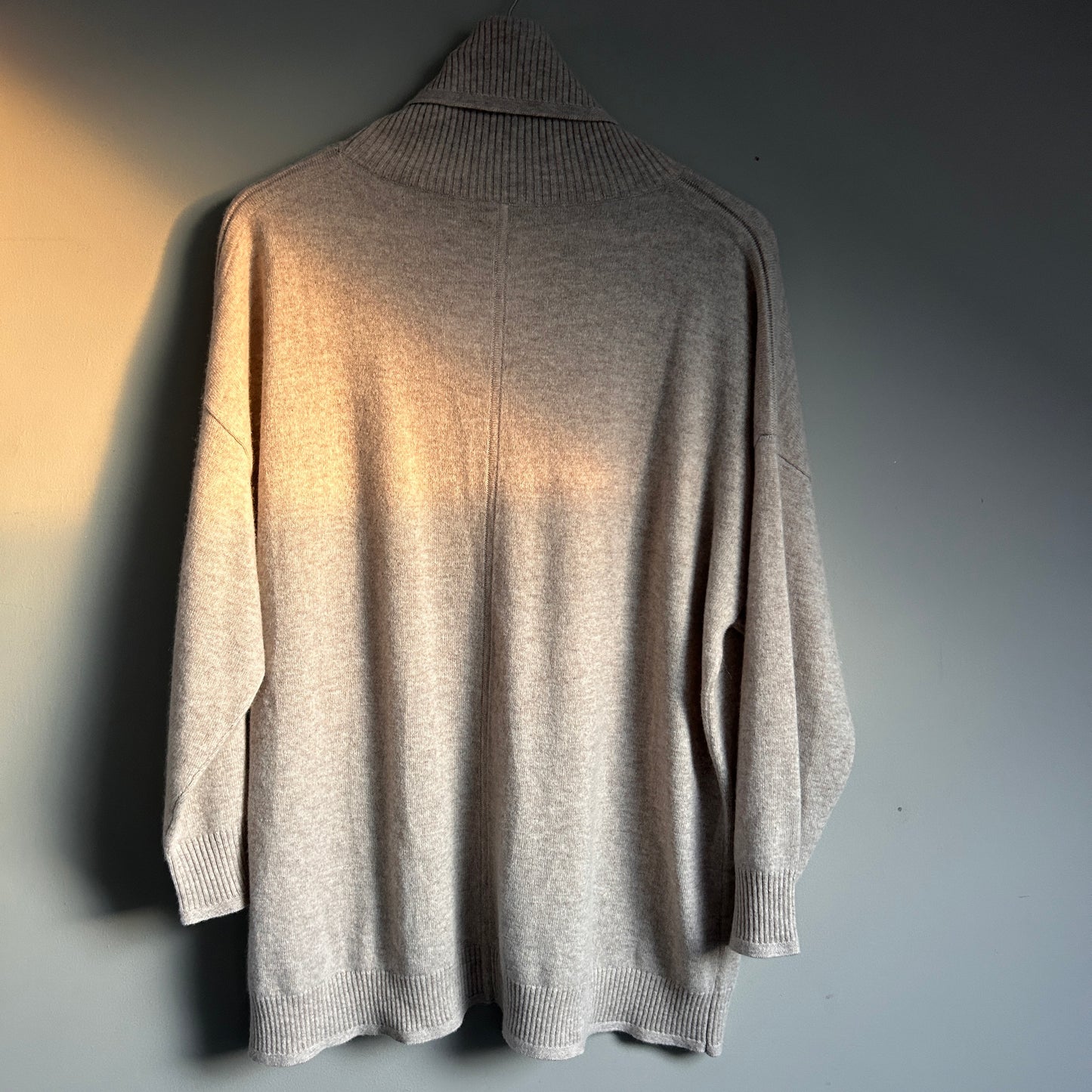 Poetry oatmeal cashmere roll neck 12-14