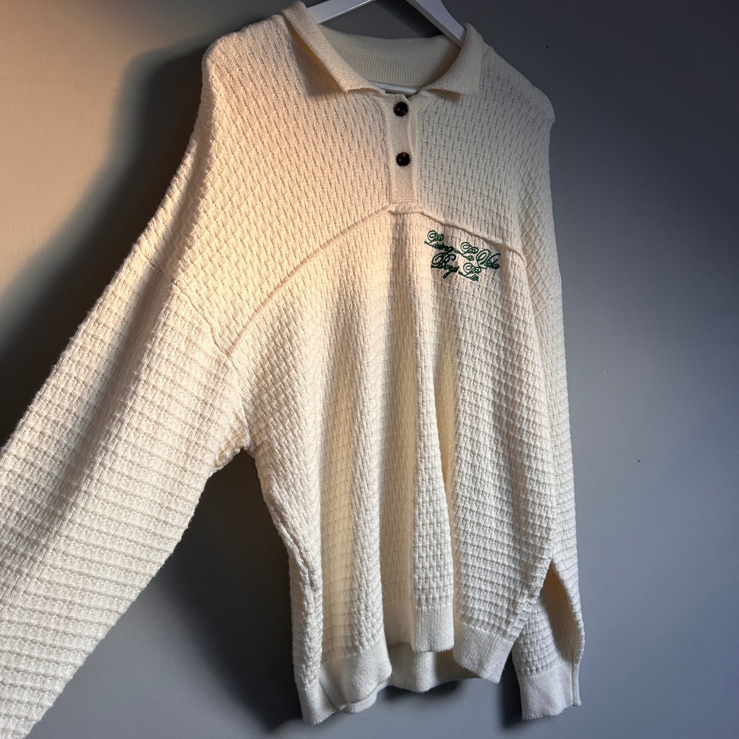 Boys Lie ivory collared knit XS - S - up to 14